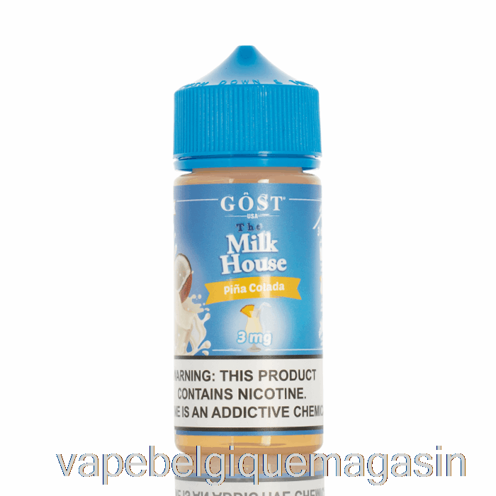 Vape Belgique Pina Colada - La Maison Du Lait - Gost Vapor - 100ml 3mg